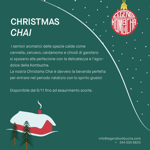 Kombucha Christmas Chai - Limited Edition